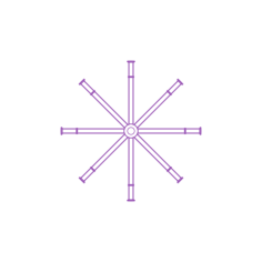 Fixtures Ceiling Fans Bag Ass Fans Overhead Fan Powerfoil 8 Sticker Outline Svg File, Free Vectors File